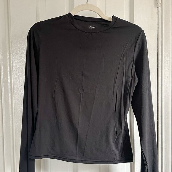 SKIMS Fits Everybody Long Sleeve T-Shirt Black - Size Large - Worn Twice - Picture 3 of 5